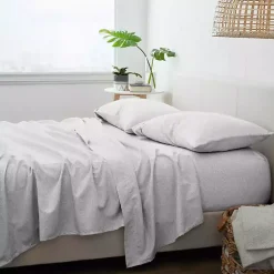 Kirklands Home Chambray 4-pc. California King Sheet Set Gray
