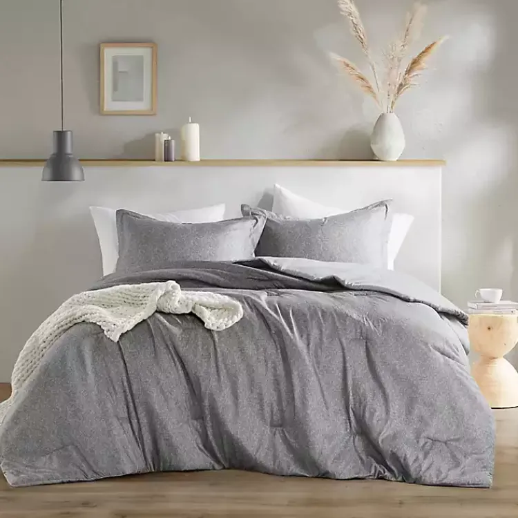 Kirklands Home Chambray 3-pc. Full/Queen Comforter Set Gray Online