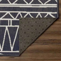 Kirklands Home Gray Chelsea Geometric Washable Area Rug, 3x5 Sale