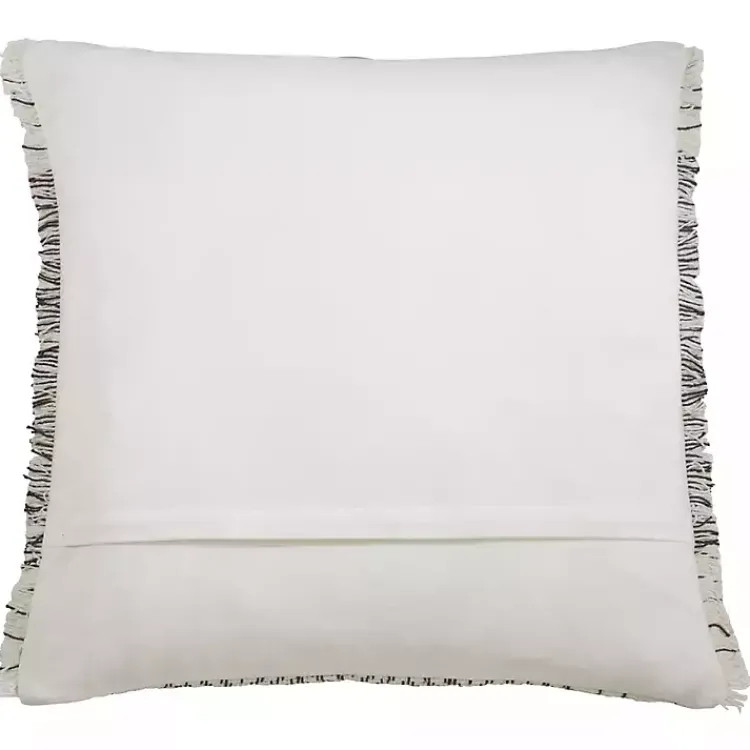 Pillows>Kirklands Home Gray Chevron Long Stitch Square Throw Pillow