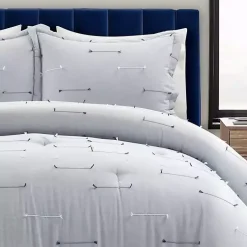 Kirklands Home Clip Jacquard 3-pc. King Comforter Set Gray Outlet