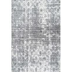 Kirklands Home Gray Distressed Power Loomed Area Rug, 12x15 Hot