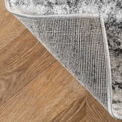 Kirklands Home Gray Distressed Power Loomed Area Rug, 12x15 Hot