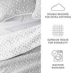 Kirklands Home Gray Dotted Reversible 2-pc. Twin Quilt Set Best