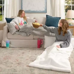Blankets & Throws>Kirklands Home Faux Fur Slumber Bag Gray