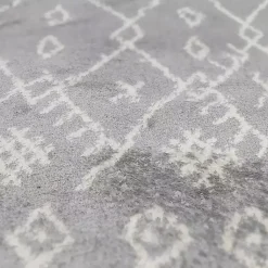Kirklands Home Geometric Area Rug, 8x10 Gray