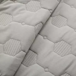 Kirklands Home Hexagon Honeycomb 3-pc. Full/Queen Quilt Set Gray Discount