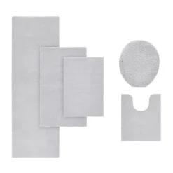 Kirklands Home High Pile Marshmallow Bath Mat, 70 in. Gray Best