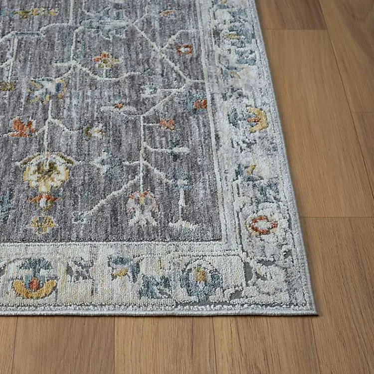 Kirklands Home Gray Ivory Area Rug, 5x8 Sale