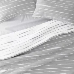 Kirklands Home Gray Linear Reversible 2-pc. Twin Quilt Set Best