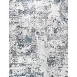 Kirklands Home Gray Modern Abstract Washable Area Rug, 5x8 Hot