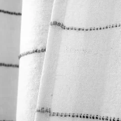 Kirklands Home Gray Ombre Stripe Curtain Panel Set, 95 in. Outlet