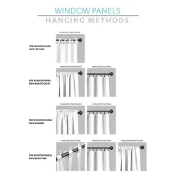 Kirklands Home Gray Ombre Stripe Curtain Panel Set, 95 in. Outlet