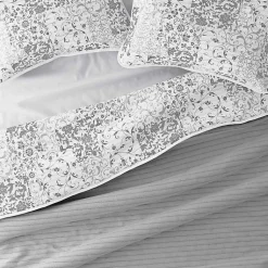 Kirklands Home Gray Patchwork Reversible 3-pc. King Quilt Set Outlet