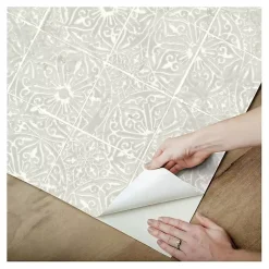 Kirklands Home Provincial Tiles Peel & Stick Wallpaper Gray Online