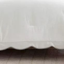 Kirklands Home Gray Scalloped Edge 3-pc. Full/Queen Comforter Set