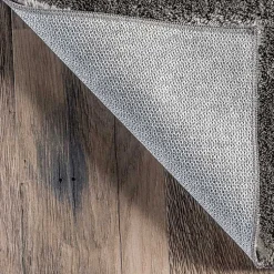 Kirklands Home Shag Washable Area Rug, 6x9 Gray Outlet