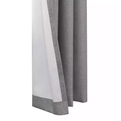 Kirklands Home Thatched Blackout Curtain Panel, 95 in. Gray Discount