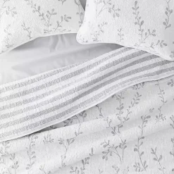 Kirklands Home Gray Vines Reversible 2-pc. Twin Quilt Set Sale