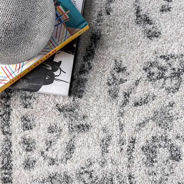 Kirklands Home Gray Vintage Distressed Area Rug, 8x12 Online
