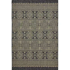 Kirklands Home Greek Key Sun Shower Outdoor Area Rug, 5x8 Discount