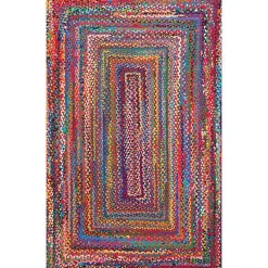 Kirklands Home Hand Braided Tammara Area Rug, 5x8 Multi Best
