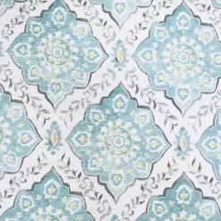 Kirklands Home Harlen Mosaic 3-pc. Full/Queen Quilt Set Blue New