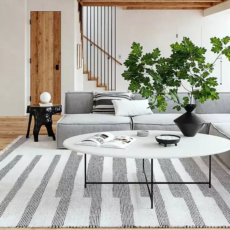 Kirklands Home Hyperion Emily Henderson x RugsUSA Area Rug, 8x10 New