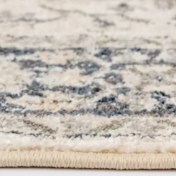Kirklands Home Ivory and Navy Laur Vintage Area Rug, 7x9 Discount