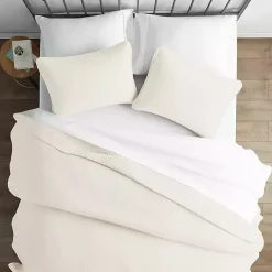 Kirklands Home Herringbone Quilted 3-pc. Queen Coverlet Set Ivory Best