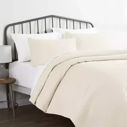 Kirklands Home Herringbone Quilted 2-pc. Twin Coverlet Set Ivory New
