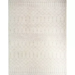 Kirklands Home Moroccan Washable Area Rug, 6x9 Ivory Best