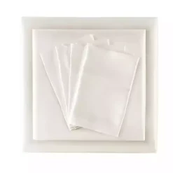 Kirklands Home Satin 6-pc. California King Sheet Set Ivory Hot