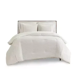 Kirklands Home Seersucker 3-pc. Full/Queen Comforter Set Ivory Hot