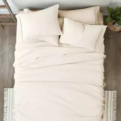 Kirklands Home Ultra Soft 6-pc. King Sheet Set Ivory Outlet