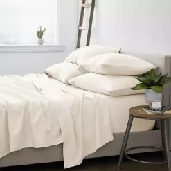 Kirklands Home Ultra Soft 6-pc. King Sheet Set Ivory Outlet