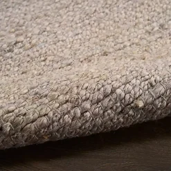Kirklands Home Jaxon Natural Jute Area Rug, 8x10 Gray Outlet