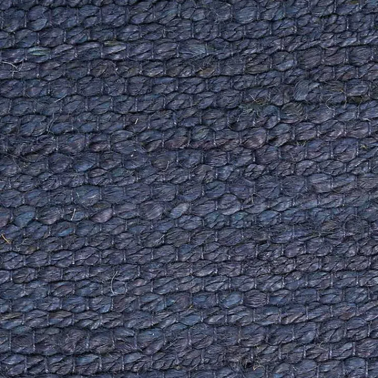 Kirklands Home Jaxon Navy Natural Jute Area Rug, 8x10 Blue Clearance