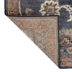 Kirklands Home Jordan Bea Navy Blue Area Rug, 6x9
