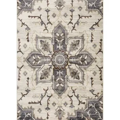 Kirklands Home Jordan Eva Medallion Area Rug, 5x7 New