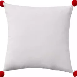 Christmas Pillows>Kirklands Home Joy Santa Lobster Pom Pom Pillow