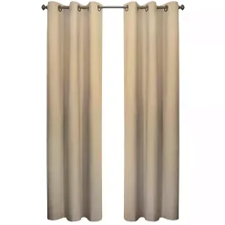 Kirklands Home Khaki Room Darkening Curtain Panel Set, 63 in. Tan Discount