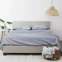 Kirklands Home Light Chambray 4-pc. Full Bed Sheet Set Blue