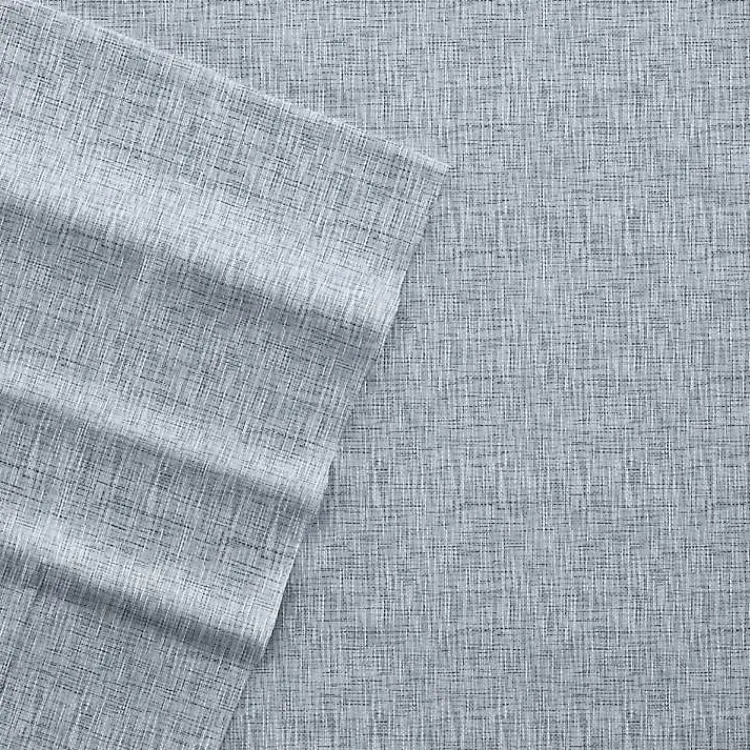 Kirklands Home Light Chambray 4-pc. Full Bed Sheet Set Blue