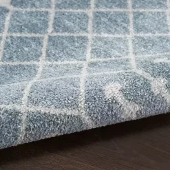 Kirklands Home Light Moroccan Washable Runner, 2x12 Blue Discount