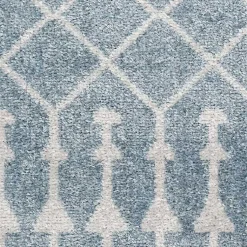 Kirklands Home Light Moroccan Washable Accent Rug, 2x4 Blue Discount