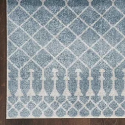 Kirklands Home Light Moroccan Washable Area Rug, 3x5 Blue Discount
