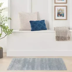 Kirklands Home Light Moroccan Washable Area Rug, 3x5 Blue Discount