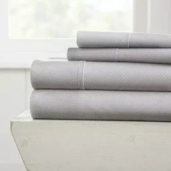 Kirklands Home Light Hearts 4-pc. California King Sheet Set Gray Best