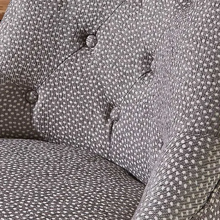 Kirklands Home Light Miller Tufted Office Chair Gray Outlet